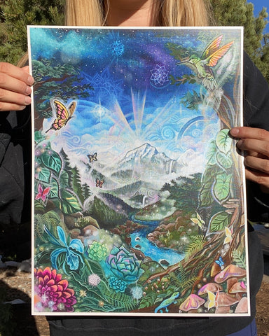 “Alpine Paradise” Paper Print