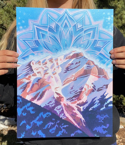 "Cascade Mountain" Paper Print