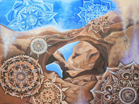"Clockwork Motion" Original Painting
