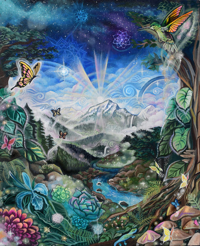 "Alpine Paradise" Original Painting
