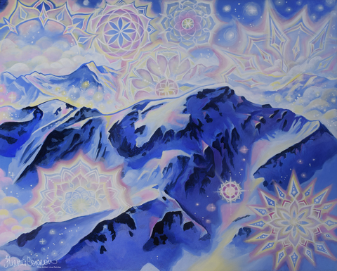 "Crystalline DayDream" Original Painting