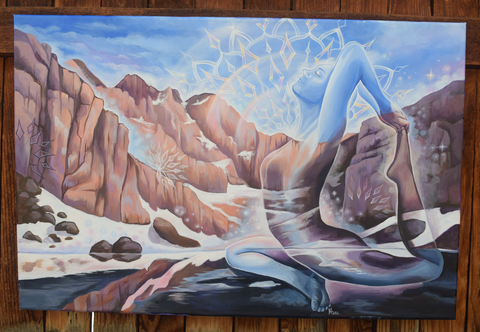 "Embracing Softness" Original Painting