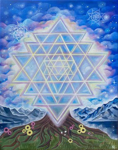 "Sri Yantra" Original Painting