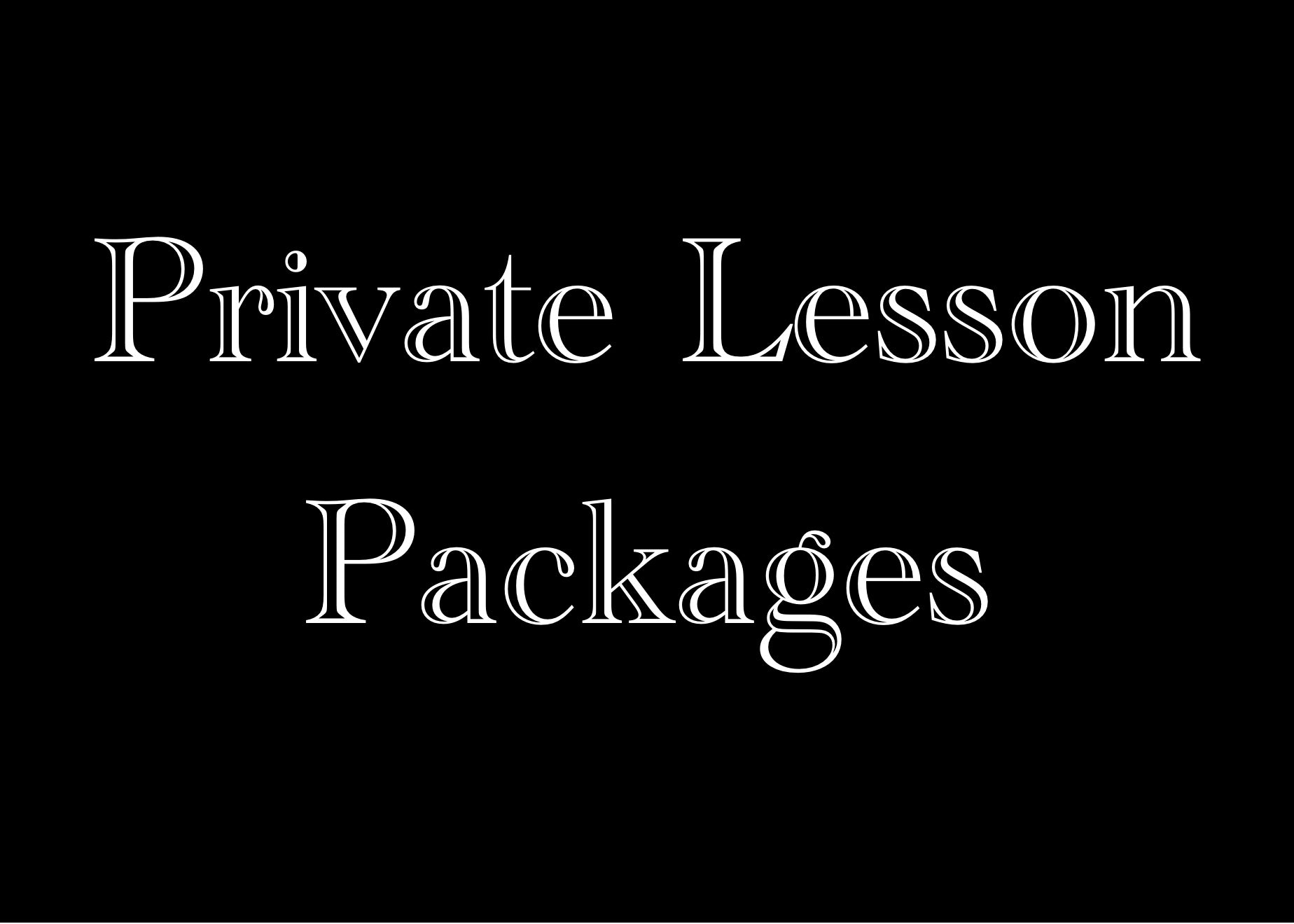 Privet Lessen Private Lesson Packages – Kirstie Connon Art