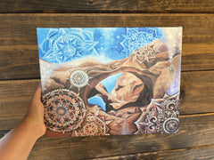 “Clockwork Motion” Mini Canvas Print