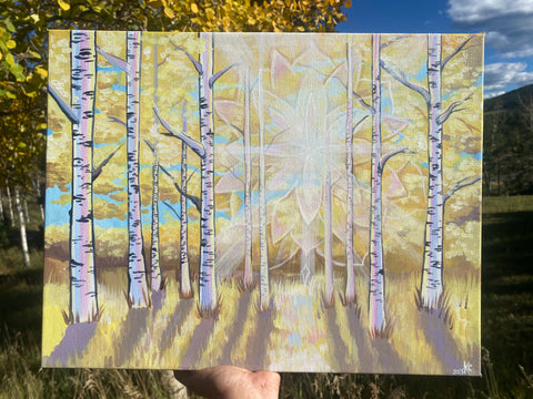 “Golden Aspens” Original Painting