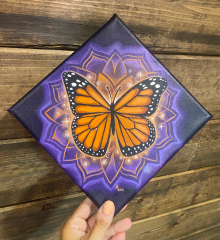 “Monarch Butterfly” Mini Original Painting