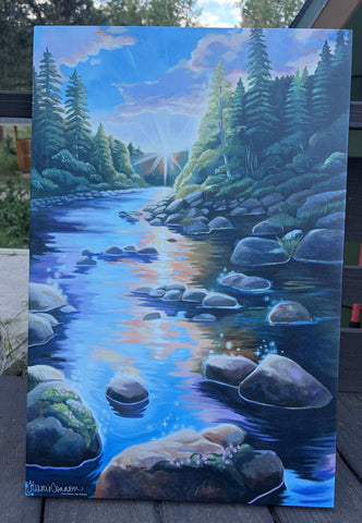 “Reflections” Large Canvas Print