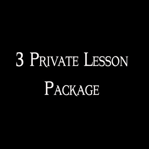 3 Lesson Package