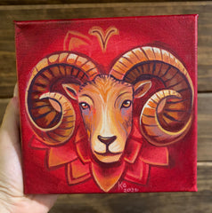 “Aries” Original Mini Painting