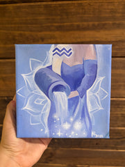 “Aquarius” Original Mini Painting