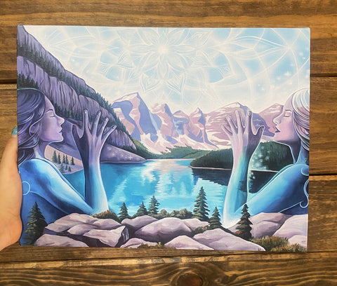 "Alignment" Mini Canvas Print