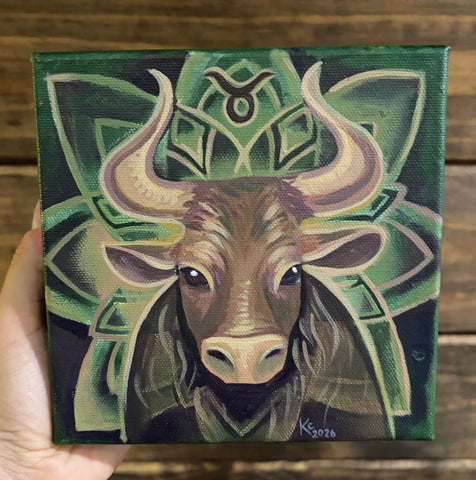 “Taurus” Original Mini Painting