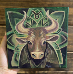 “Taurus” Original Mini Painting