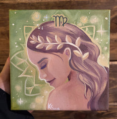“Virgo” Original Mini Painting