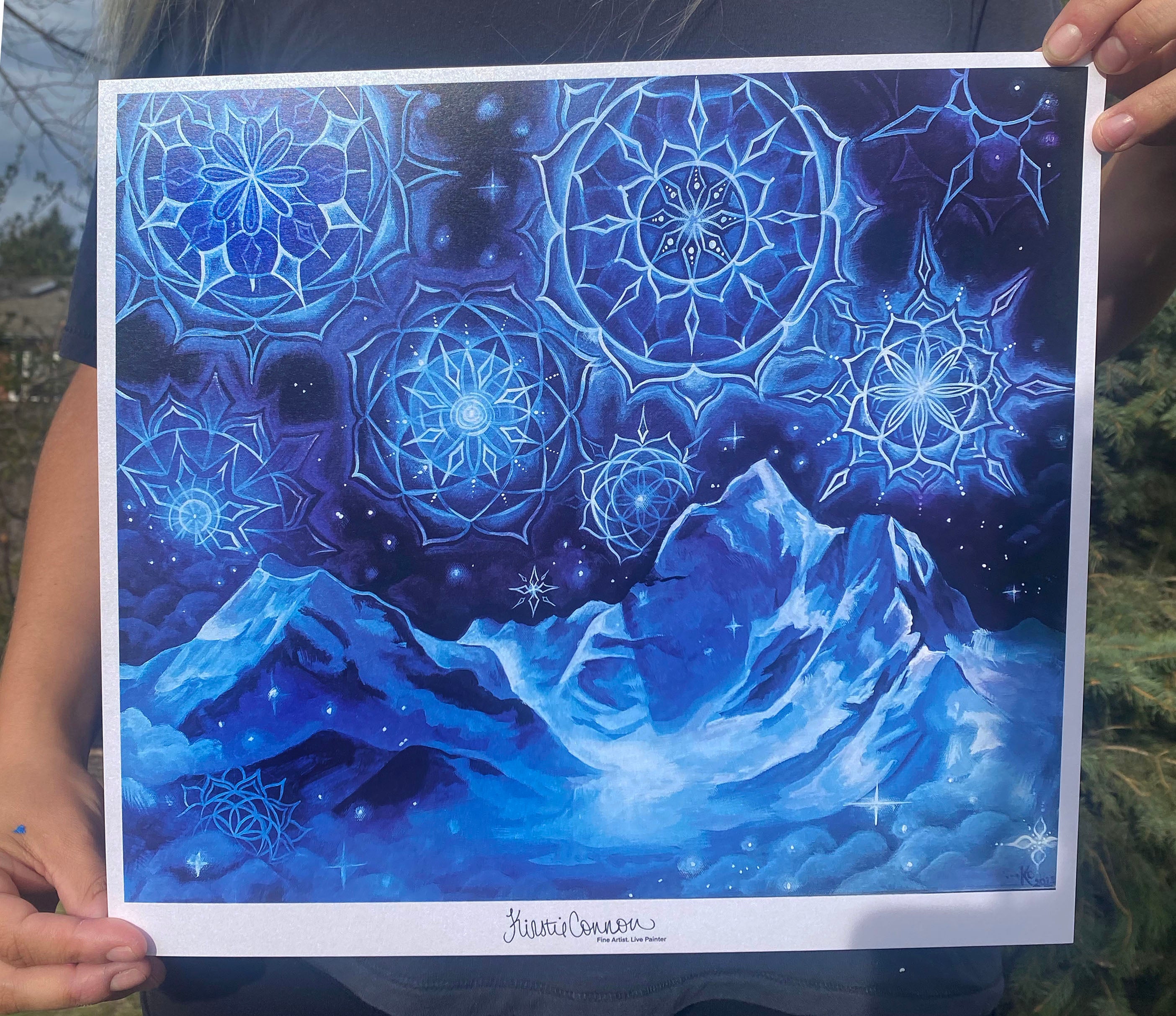 "Celestial Snowfall" Paper Prints