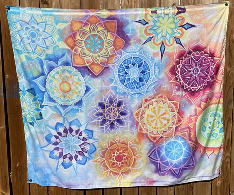 “Mandala Kaleidoscope” Tapestry