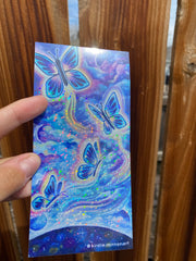 “Breaking Through” Large Holographic Glitter Sticker
