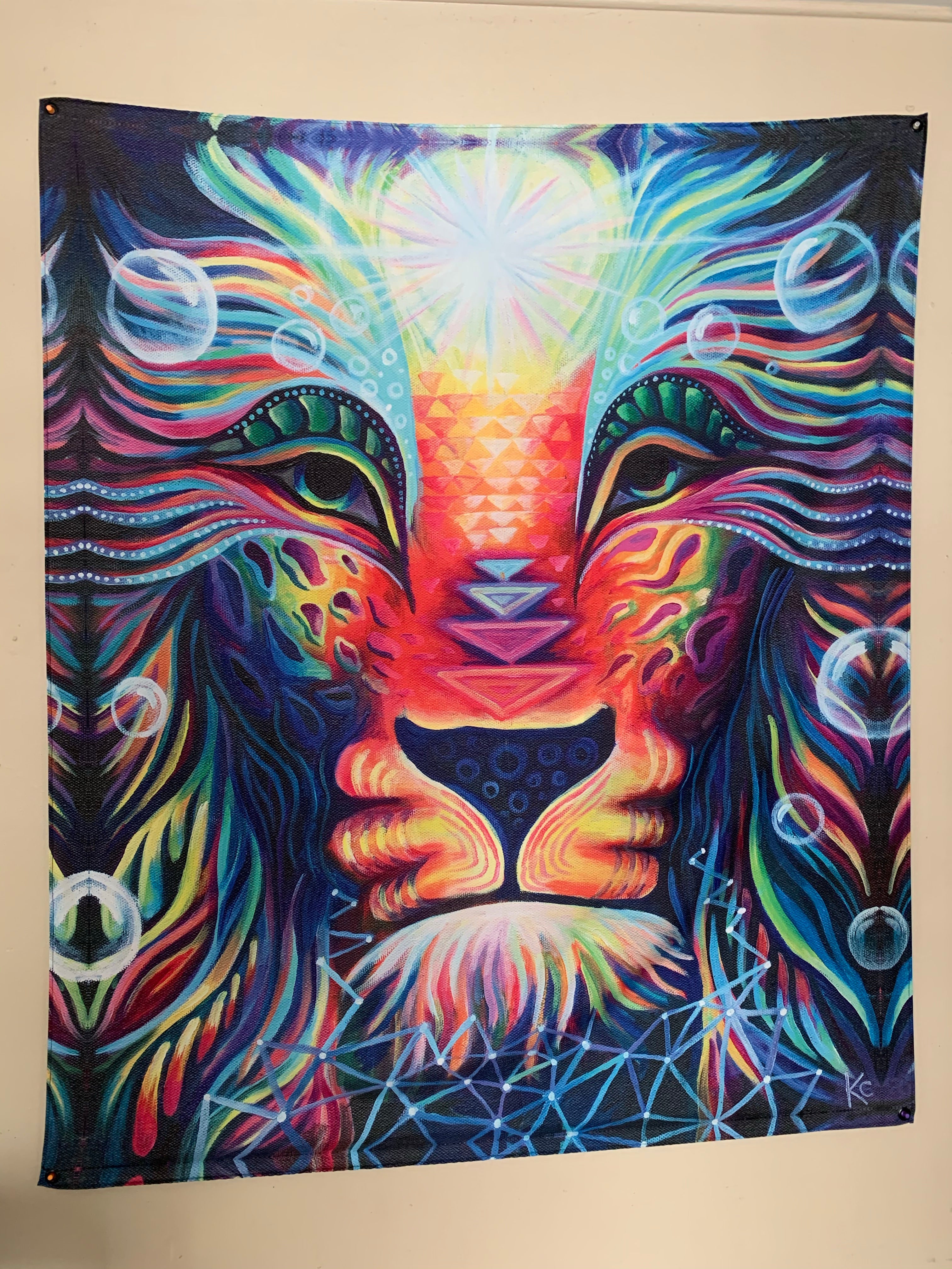“Cosmic Strength” Tapestry