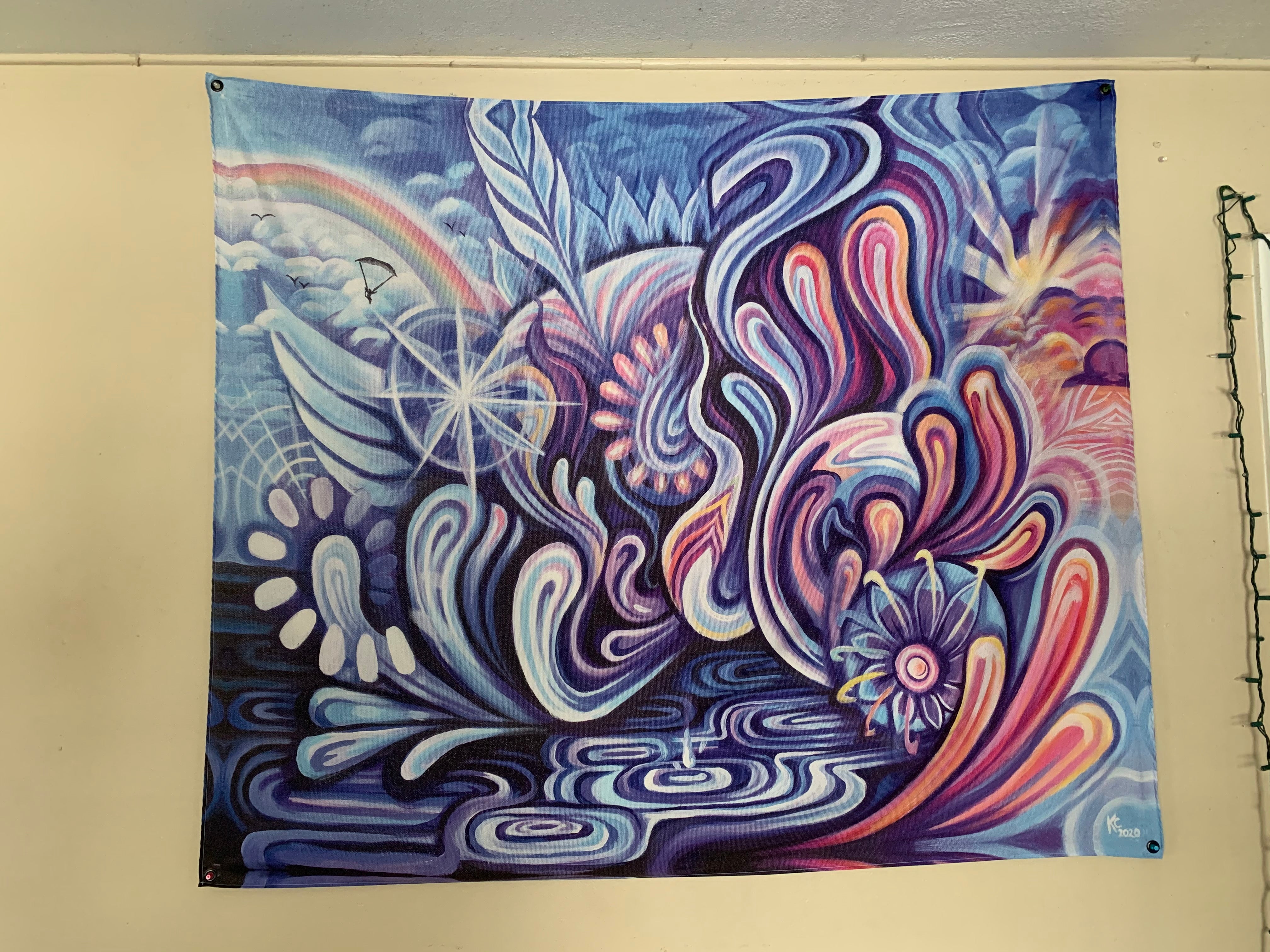 “Vection” Tapestry